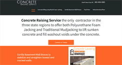 Desktop Screenshot of concreteraisingservice.com